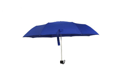 Lightweight Aluminium Compact Travel Umbrella , Straight Handle Umbrella Size 21&quot;