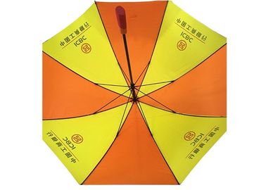 Handle Open Spring Promotional Golf Umbrellas Windproof Style 30 Inch