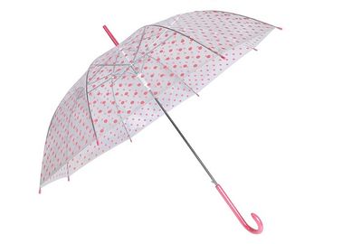 Automatic Poe Materials Promotional Printed Umbrella For Advertising Border Piping Edge