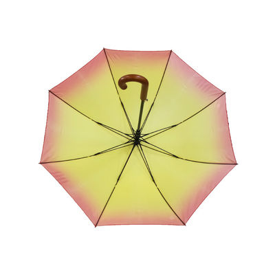 8 Fiberglass Ribs Rubber Handle Compact Golf Umbrella