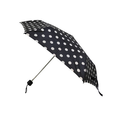 Outdoor Metal Ribs Customized Polyester Foldable Umbrella