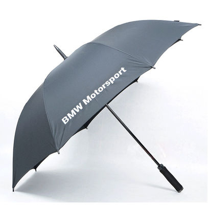 TUV Fiberglass Handle Manual Close Windproof Golf Umbrellas