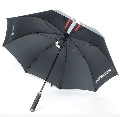 TUV Fiberglass Handle Manual Close Windproof Golf Umbrellas