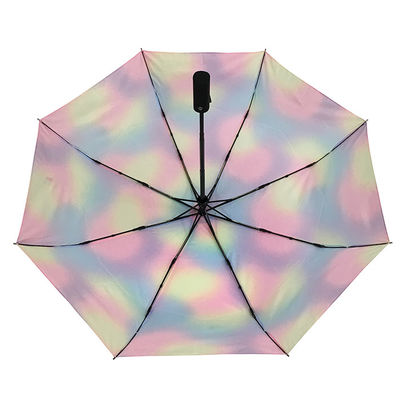 Double Fiberglass Ribs Dia 93cm Foldable Umbrella