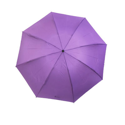Fiberglass Shaft Metal Tips Polyester 3 Fold Umbrella