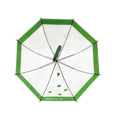 BSCI 23 Inch Transparent POE Transparent Rain Umbrella