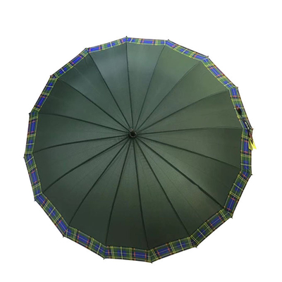 Sun Protection 24 Ribs pongee Personalized Golf Umbrella