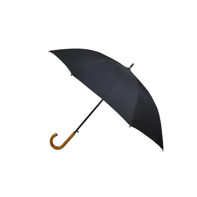 Double Layer Wooden Handle Waterproof Auto Open Umbrella