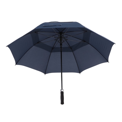 Promotional Pongee 190T Double Layer Golf Rain Umbrella