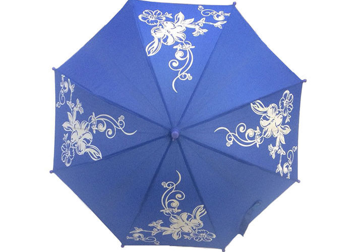 Windproof Kids Compact Umbrella , Mini Umbrella For Kids Color Change Printing