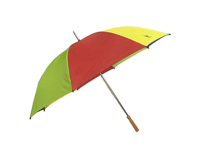 Personalized Light Compact Golf Umbrella Rainbow Color Strong Sturdy
