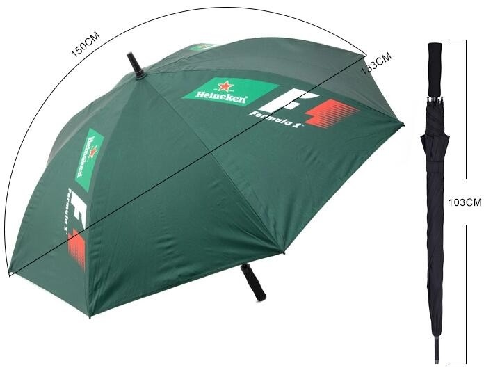 130cm Manual Open EVA Handle Fiberglass Ribs Umbrella