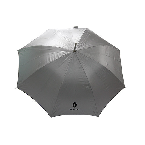 8mm Metal Shaft Pongee UV Coating Umbrella With J Handle