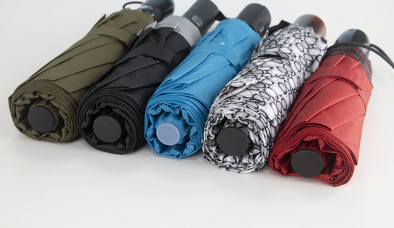 Fiberglass Ribs Auto Open And Close Umbrella Customize Logo
