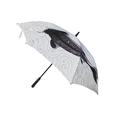 Fish 62/68/72 Inch Large Windproof Umbrella Double Canopy Vented