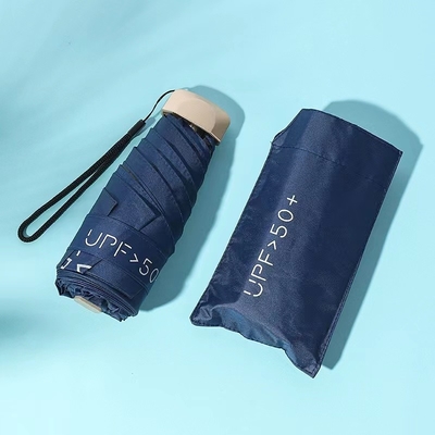 Ultra Low Light Portable 5 Foldable Umbrella Sunblock UV Small Pocket Umbrella
