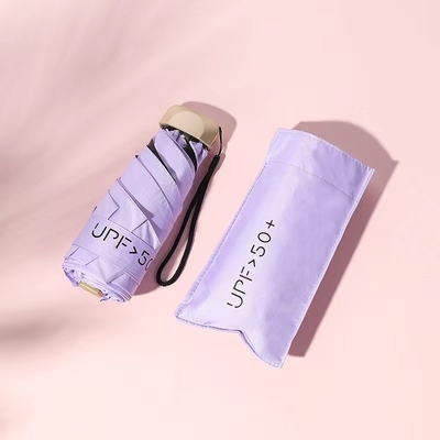 Ultra Low Light Portable 5 Foldable Umbrella Sunblock UV Small Pocket Umbrella