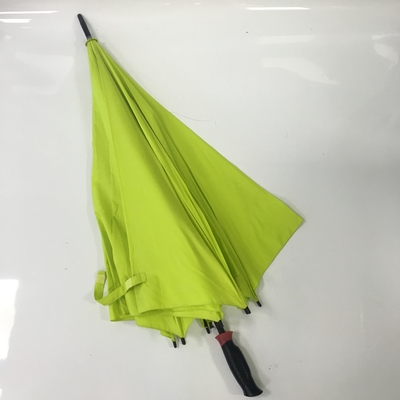 30 Inch Rubber Handle Auto Open Golf Umbrella Fiberglass Frame