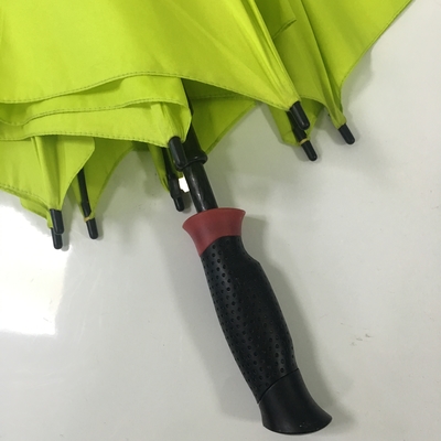 30 Inch Rubber Handle Auto Open Golf Umbrella Fiberglass Frame