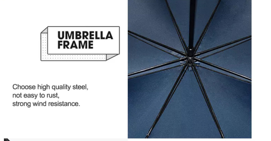 Windproof Fiberglass 30" 60" Pongee Sublimation Umbrella Auto Open
