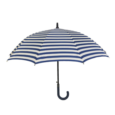 10 Ribs Auto Open Umbrella Fiberglass Frame Parasol Umbrella