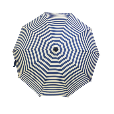 10 Ribs Auto Open Umbrella Fiberglass Frame Parasol Umbrella