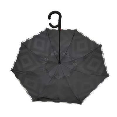 Manual Open Double Layers Inverted Umbrella Fashion Design