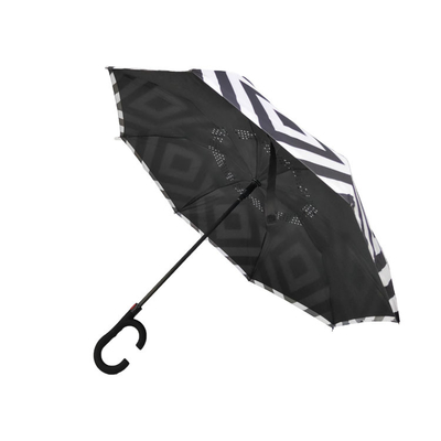 Manual Open Double Layers Inverted Umbrella Fashion Design