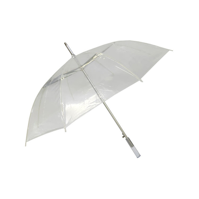 Auto Open Windproof Aluminum Frame Transparent Rain Umbrella 23 Inches