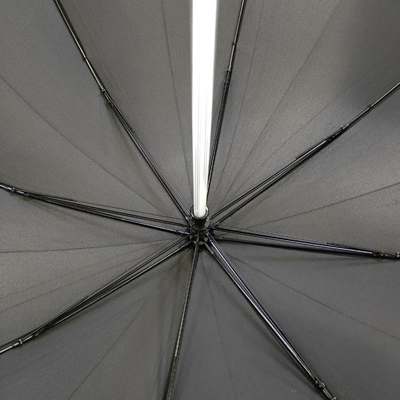Standard Size Manual Open LED Shaft Umbrella With Windproof Frame