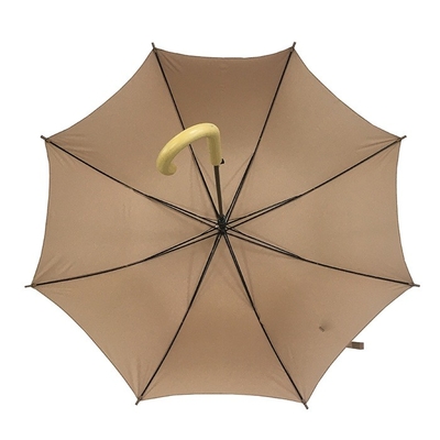 Plain Color Long Umbrella Auto Open Umbrella Long Design Closed Length 92cm