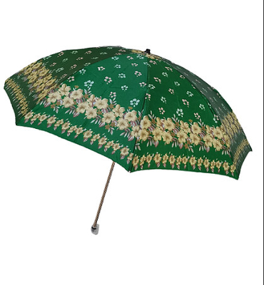 Super Lightweight 2 Folding Reverse Umbrella Satin Frame Fiberglass Ribs Manual Open 19 Inches 8 Panels