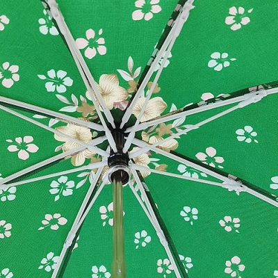 Super Lightweight 2 Folding Reverse Umbrella Satin Frame Fiberglass Ribs Manual Open 19 Inches 8 Panels