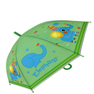 OEM Dome Catoon Kids Umbrella With Metal Shaft And Fiberglass Ribs