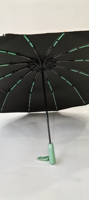 UPF 50 Auto Open / Close Pongee UV Beach Umbrella 23 Inches 12ribs Strong Windproof