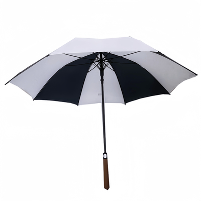 27 Inch 8 Ribs Custom Logo Promotion Golf Umbrellas With Fiberglass Frame And Shaft
