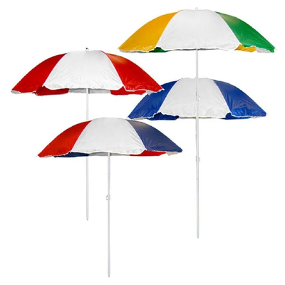 40 Inches Sun Shelter Promotional Beach Umbrella With Pongee Fabric