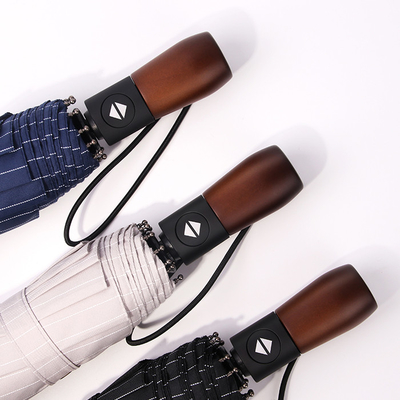 Practical 3-Fold Automatic Umbrella For Reliable Rain Protection