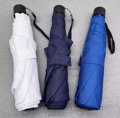 Manual Open Control Ultra Light Foldable Umbrella With Metal Ribs