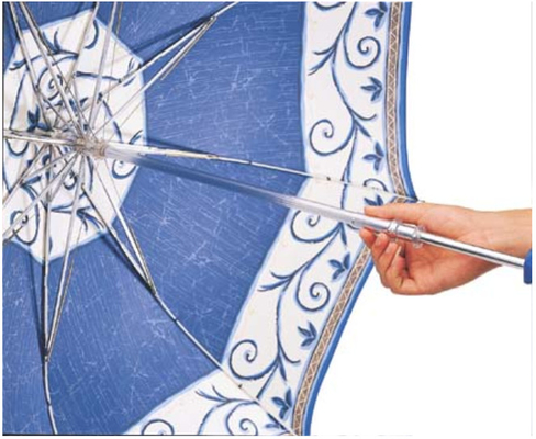 Lightweight Aluminum Umbrella With Shape Handle
