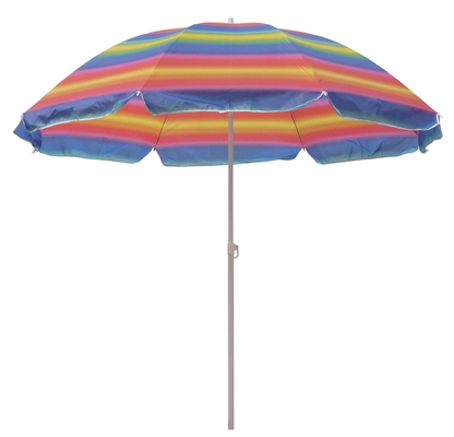 42 inches Streerable Metal Beach Umbrella With UPF 50 Protection with 210T oxford fabric