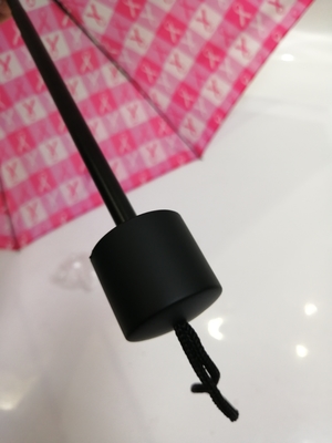Compact Lightweight Auto Open Travel Umbrella With Durable Metal Shaft