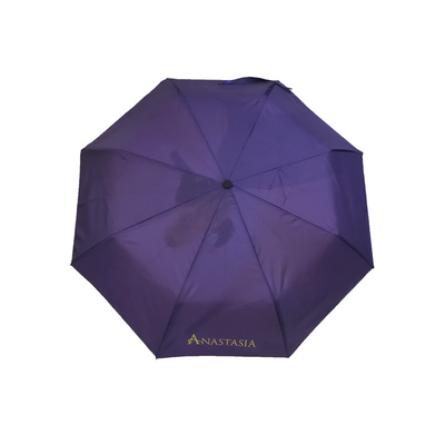 Automatic Windproof Travel Umbrella With Custom Logo Bright Digital Printing Custpomized