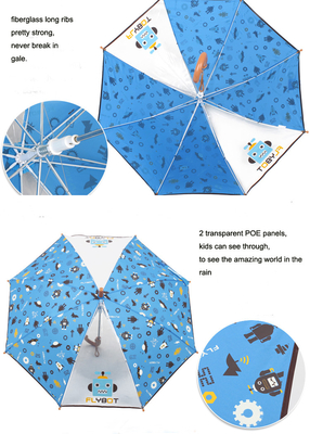 Kids Friendly POE Umbrella 18 Inches with Personalized Package