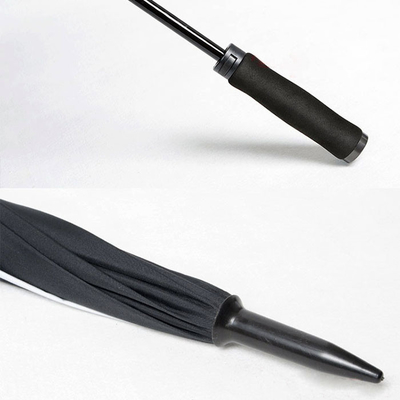 Customized Branded Auto Open Golf Umbrellas With EVA Handle , Nylon Strap