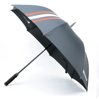 Customized Branded Auto Open Golf Umbrellas With EVA Handle , Nylon Strap