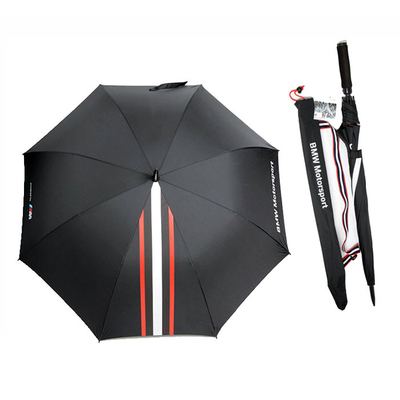 Customized Branded Auto Open Golf Umbrellas With EVA Handle , Nylon Strap