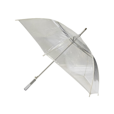Clear Canopy Umbrella for Rain Fiberglass Ribs and Customized Design 23 Inches with Aluminum Shaft