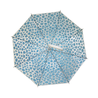 23 Inches Transparent Rain Umbrella With Customized Package And Fiberglass Shaft