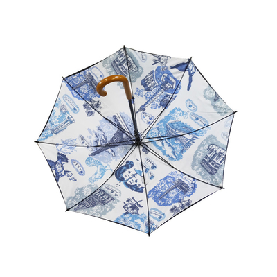 23 Inches x 8k Double Layer Inter Digtal-Printing With Custom Logo Golf Umbrellas